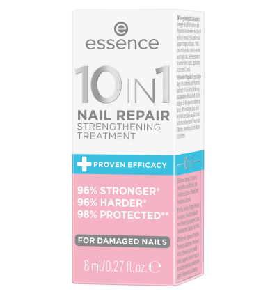 Përforcues për thonjë Essence 10in1 Nail Repair Strengthening Treatment, 8 ml