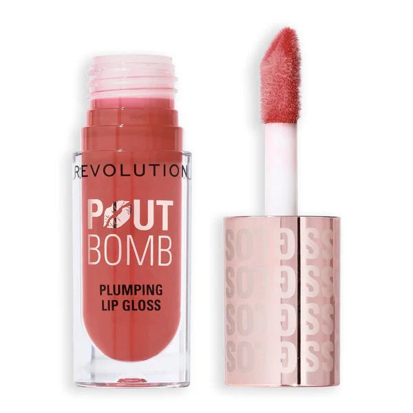 Shkëlqyes për buzë Revolution Pout Bomb Plumping Melba Warm Peach