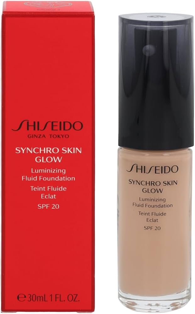 Krem pudër Shiseido Synchro Skin Glow,Neutral 4, 30 ml