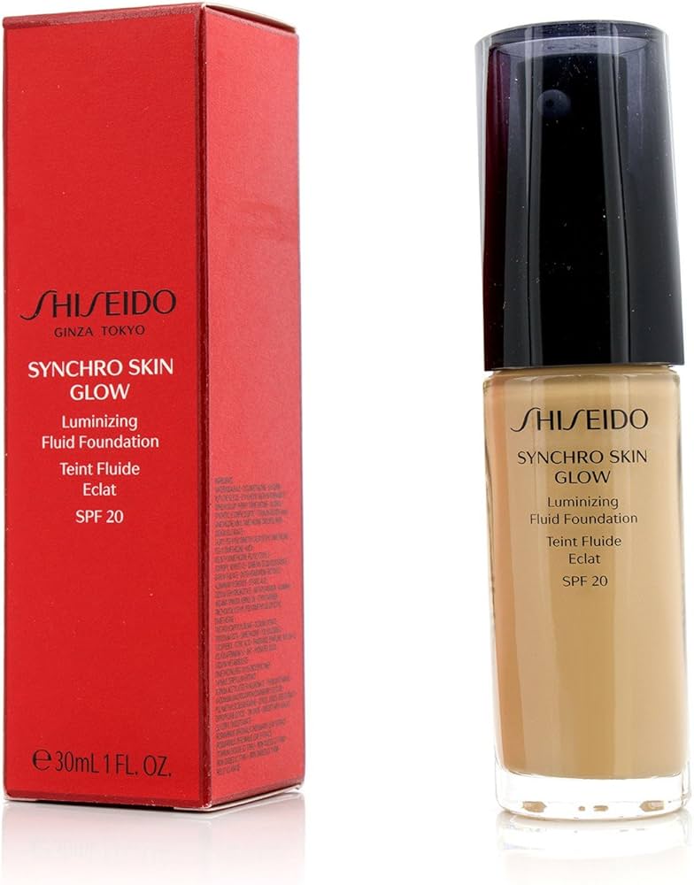 Kremë Pudër Shisedo Synchro Skin Glow SPF 20, 4 Golden, 30 ml