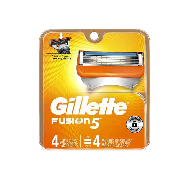 Briskë për rrojë Gillette Fusion 5, 4 copë