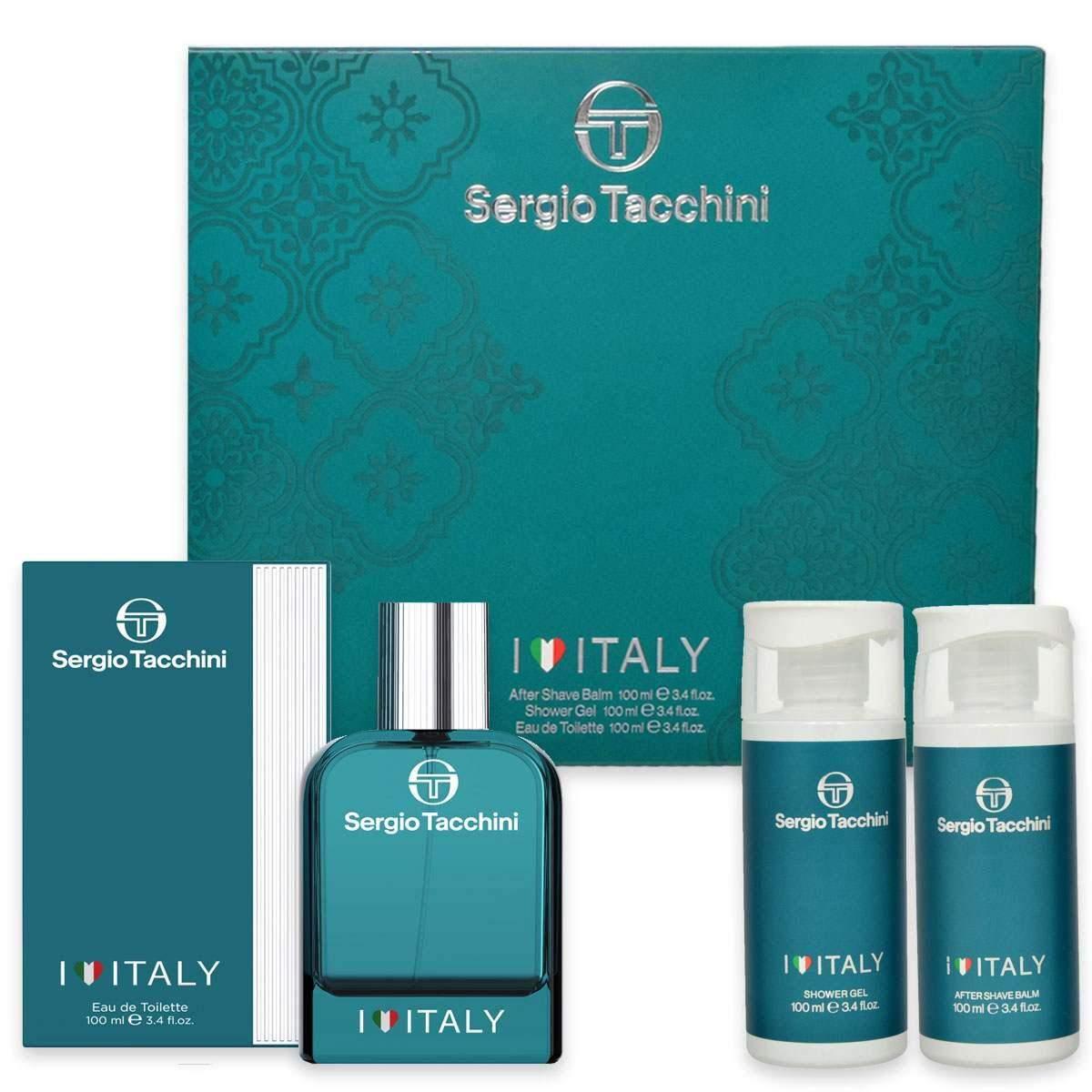 Set, Sergio Tacchini, Eau De Toilette 100 ml, Balsam rroje 100 ml, Xhel dushi 100 ml