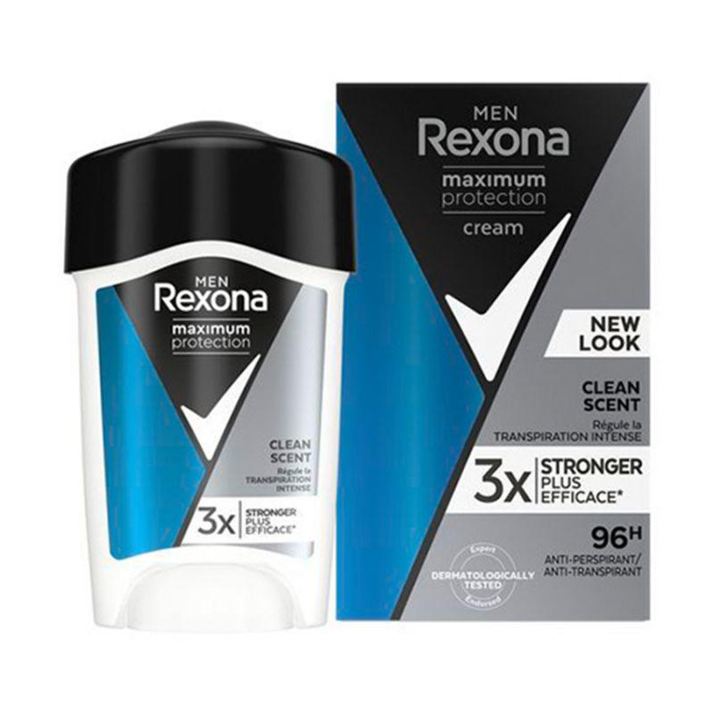Deodorant Rexona Men Cream Maximum Protection Clean Scent, 45ml