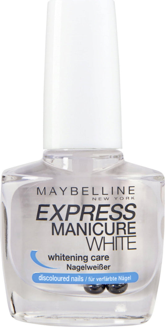 Llak për thonjë Maybelline Express Manicure White, 10 ml