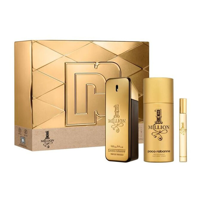 Set Eau De Toilette Paco Rabanne 1 Million 100 ml