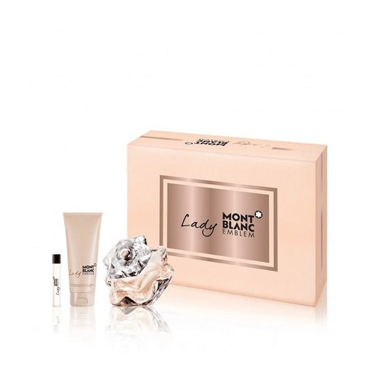 Set Eau De Parfum Mont Blanc Lady Emblem, 75ml + 1