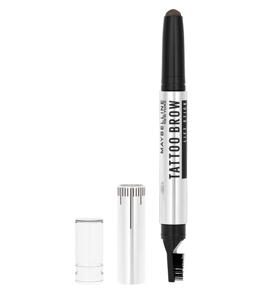 Stick për vetulla Maybelline Tattoo Brow 2N1, 04 Deep Brown