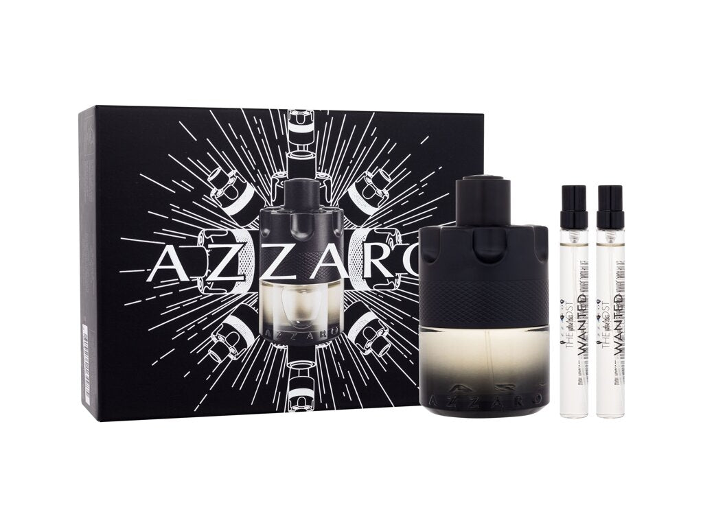 Gift Set Azzaro The Most Wanted Intense Eau De Toilette, 100ml +  Minis 2 x 10ml