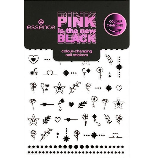 Stikera për thonjë essence PINK is the new BLACK ,