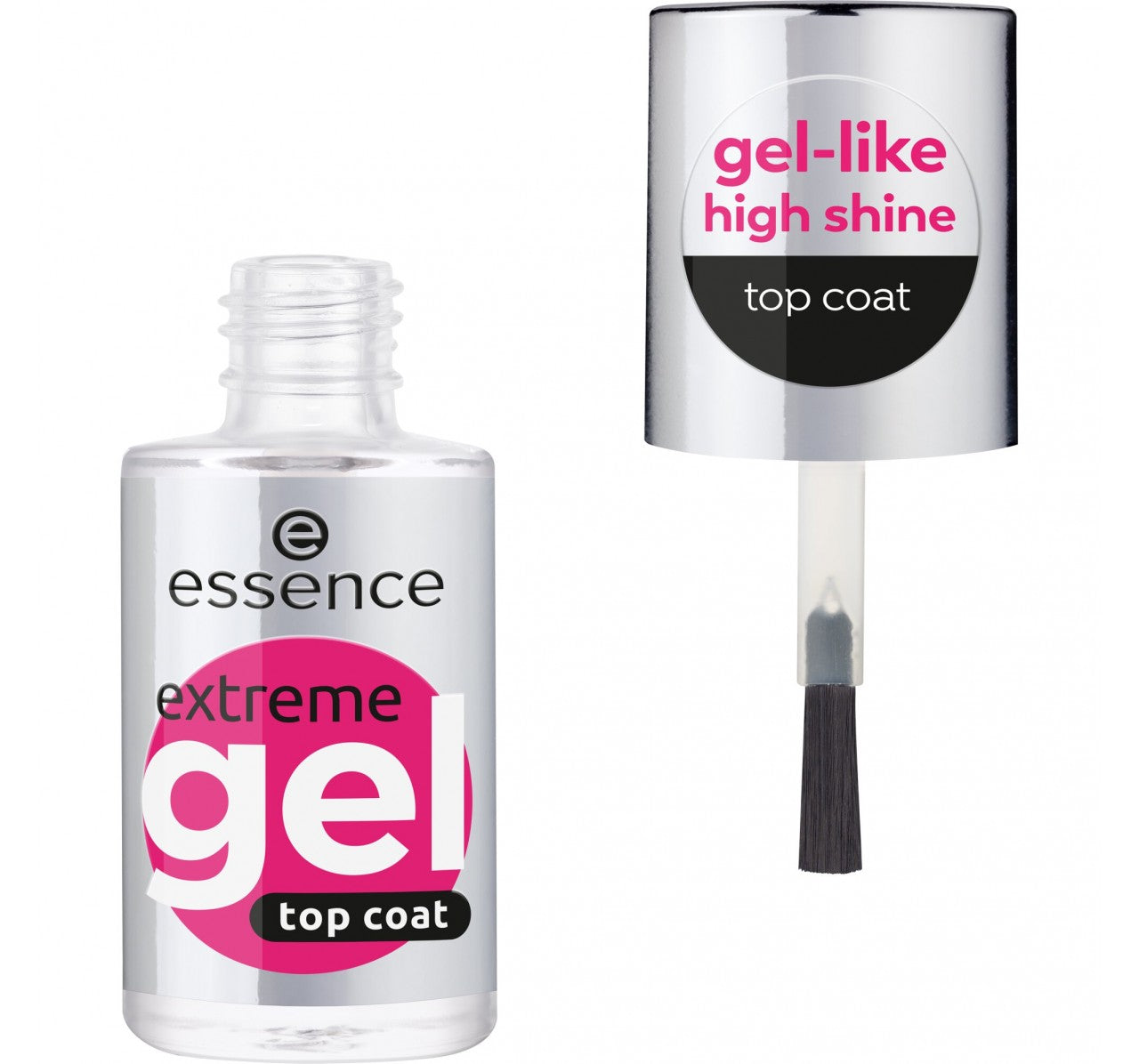 Shtresë e sipërme, Top Coat, Essence,  Gel Extreme 01 Gloss To Go, 8 ml