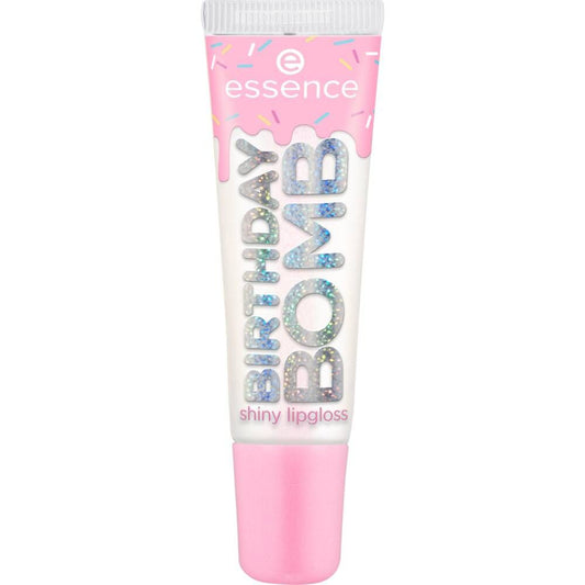 Shkëlqyes për buzë Essence Juicy Birthday Bomb Shiny 01 Cake My Day, 10 ml