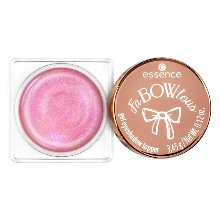Hije për sy Essence Gel Eyeshadow Topper Fabowlous 01 Bow, So Dazzling!, 3.45 g