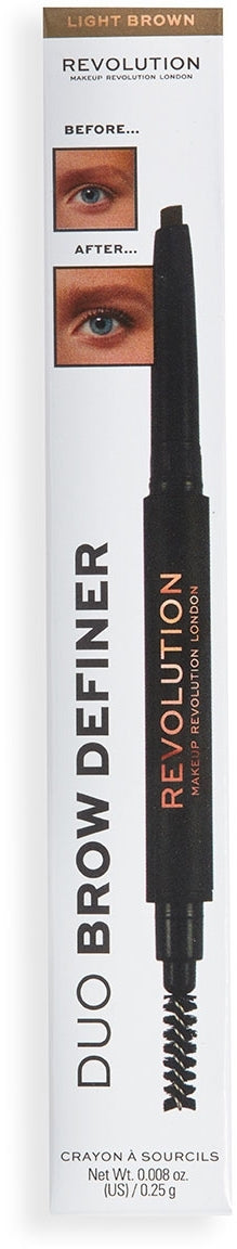 REV BROW PENCIL DUO LIGHT BROWN