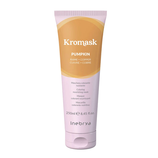 Maskeë me ngjyrë për flokë Inebrya Kromask Pumpkin, 250 ml