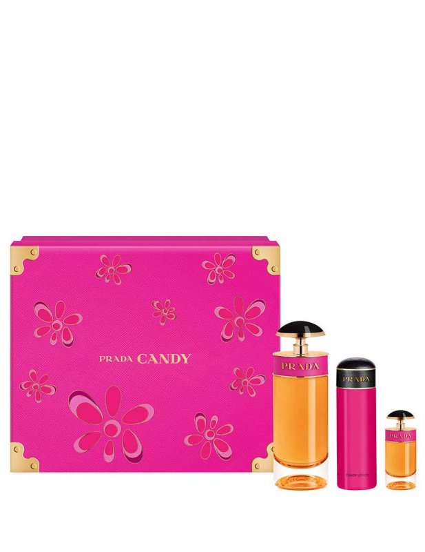Set Parfum Prada Candy, 80 ml + 7 ml +75 ml losion