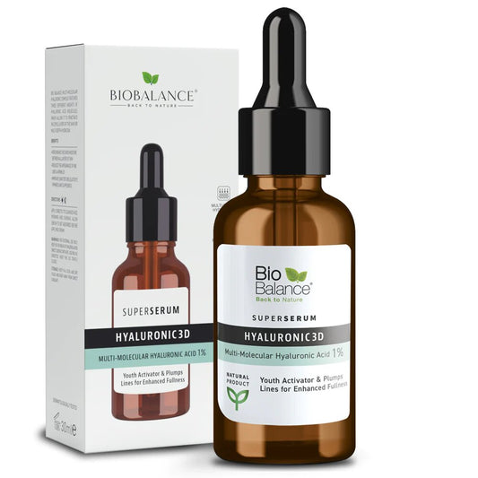 Bio Balance, Hyaluronic 3 D, Multi-molecular hyaluronic acid 1%, 30 ml