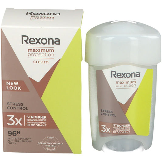 Deodorant Rexona Cream Maximum Protection Stress Control, 45 ml