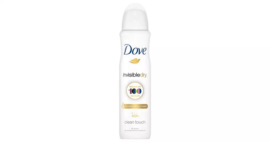 Deodorant Dove 100 Invisible Colors 150 ml