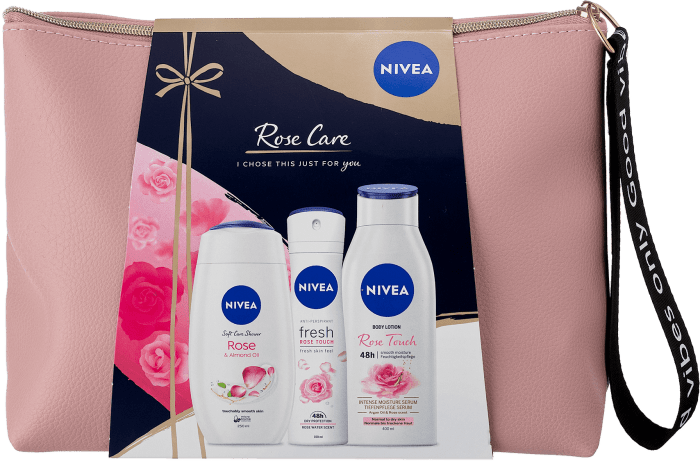 Set Nivea Rose Care Bag, 4 pjesë