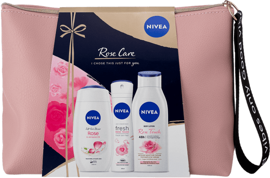 Set Nivea Rose Care Bag, 4 pjesë