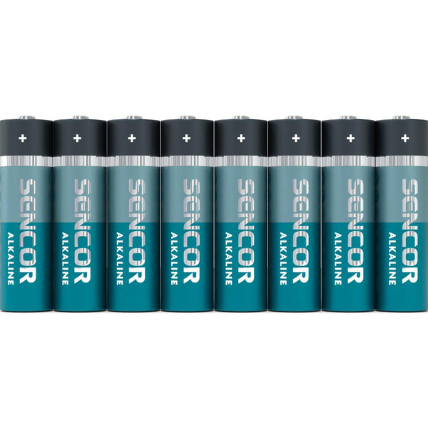 Bateri Sencor SBA LR6 8S AA Alk, 8 copë