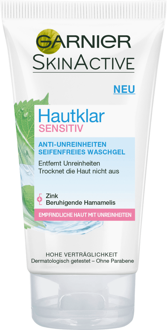 Pastrues për fytyrë Garnier Skin Active Sensitive,150 ml